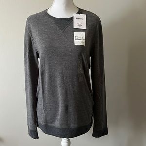 Men’s Sonoma Supersoft Double Knit Shirt. Small. Gray.